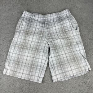 Nike Shorts Golf Tour Performance Dri-Fit Men's‎ Gray Plaid Size 34 Active Wear